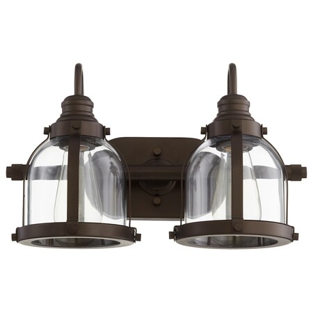 Quorum 2Lt Banded Dome Vnty - Ob 586-2-86